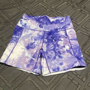 CVG Non-Slip Purple Tie Dye Shorts 5”